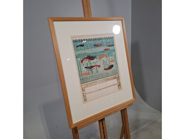 Afbeelding in lijst, frans de jong, aquarium - afbeelding 2 van  8