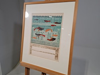 Afbeelding in lijst, frans de jong, aquarium - afbeelding 3 van  8