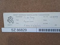 Afbeelding in lijst, frans de jong, aquarium - afbeelding 8 van  8