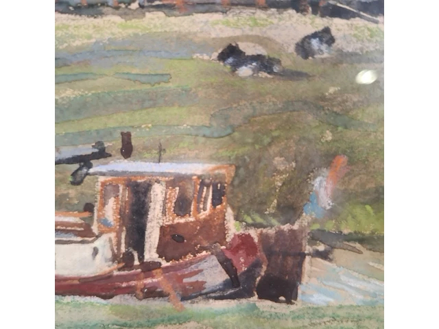 Afbeelding in lijst, g. de weerd, bij garnwerd, 1980 - afbeelding 5 van  10