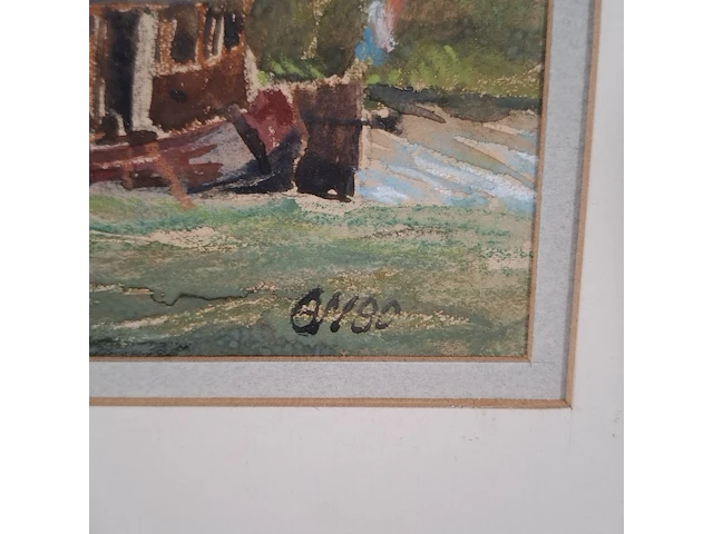 Afbeelding in lijst, g. de weerd, bij garnwerd, 1980 - afbeelding 6 van  10