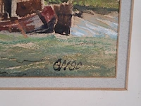Afbeelding in lijst, g. de weerd, bij garnwerd, 1980 - afbeelding 6 van  10