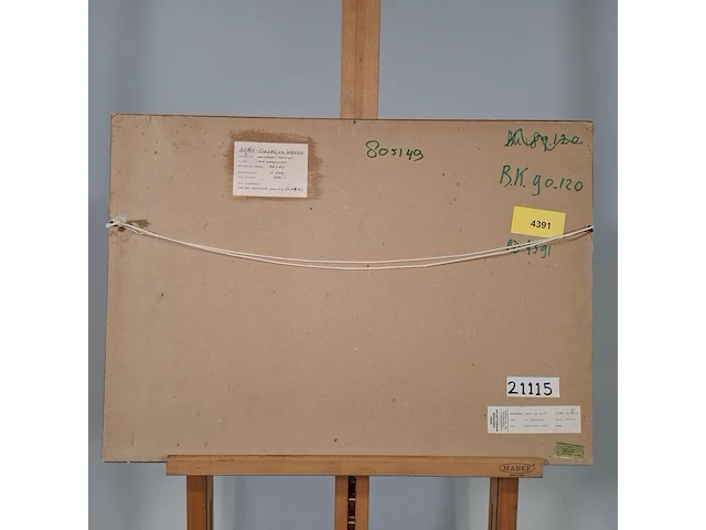 Afbeelding in lijst, g. de weerd, bij garnwerd, 1980 - afbeelding 9 van  10
