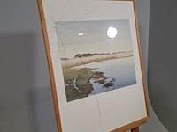 Afbeelding in lijst, g. neven, wadden 1, 1991 - afbeelding 2 van  6