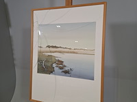Afbeelding in lijst, g. neven, wadden 1, 1991 - afbeelding 3 van  6