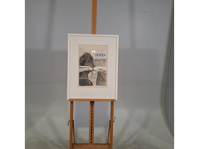 Afbeelding in lijst, g. van kerkhof, 4 fragmenten auto-route 5/10 e.d. - afbeelding 2 van  7