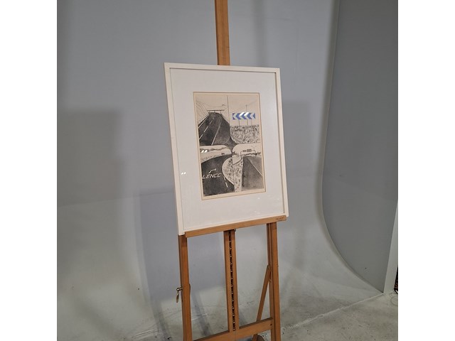 Afbeelding in lijst, g. van kerkhof, 4 fragmenten auto-route 5/10 e.d. - afbeelding 3 van  7