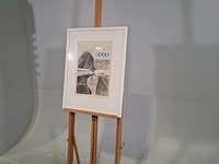 Afbeelding in lijst, g. van kerkhof, 4 fragmenten auto-route 5/10 e.d. - afbeelding 4 van  7