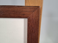 Afbeelding in lijst, gezigt op s'gravensteen en gevangenhuis, te leyden - afbeelding 4 van  8