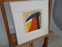 Afbeelding in lijst, gonda de bles, vlaggen ii 2/4, 1990 - afbeelding 2 van  8