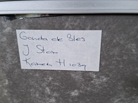 Afbeelding in lijst, gonda de bles, vlaggen ii 2/4, 1990 - afbeelding 8 van  8