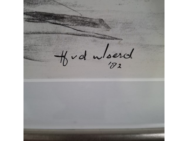 Afbeelding in lijst, h.v.d. woerd, oude haven rotterdam, 1982 - afbeelding 4 van  7