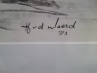 Afbeelding in lijst, h.v.d. woerd, oude haven rotterdam, 1982 - afbeelding 4 van  7