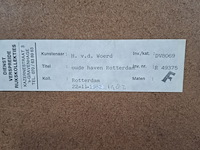 Afbeelding in lijst, h.v.d. woerd, oude haven rotterdam, 1982 - afbeelding 7 van  7