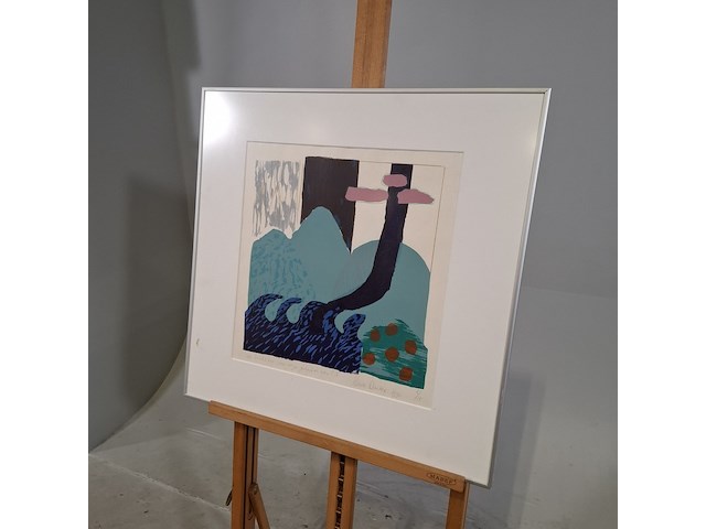 Afbeelding in lijst, ilona donker, waar bracht het water mijn gedachten heen 6/15, 1991 - afbeelding 3 van  6