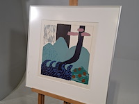 Afbeelding in lijst, ilona donker, waar bracht het water mijn gedachten heen 6/15, 1991 - afbeelding 3 van  6