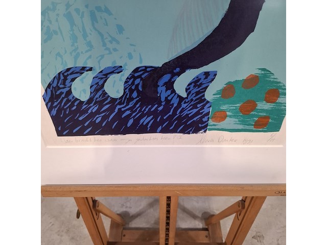 Afbeelding in lijst, ilona donker, waar bracht het water mijn gedachten heen 6/15, 1991 - afbeelding 4 van  6