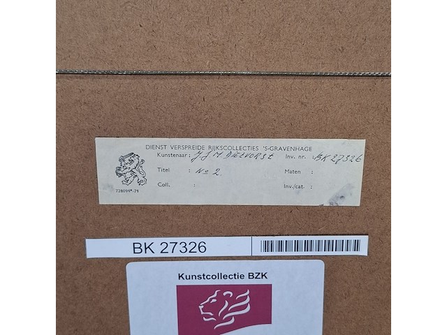 Afbeelding in lijst, j. dietvorst, nummer 3 - afbeelding 6 van  6
