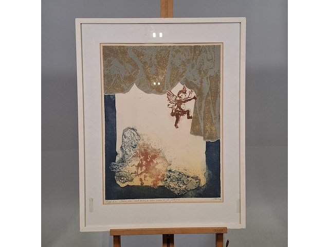 Afbeelding in lijst, j. m. sanchez menan, ikarus, d'un esul kaiser 1/6, 1979 - afbeelding 1 van  8