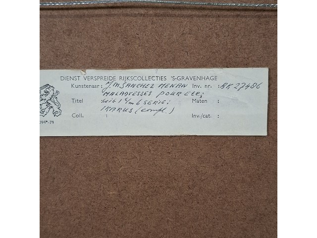 Afbeelding in lijst, j. m. sanchez menan, maladiesses pour etes 17/30 - afbeelding 8 van  8