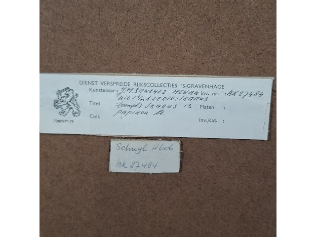 Afbeelding in lijst, j. sanchez menan, papikou 24/30 - afbeelding 8 van  8