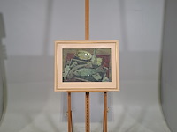 Afbeelding in lijst, j. van der plas, stilleven visser, 1963 - afbeelding 2 van  8
