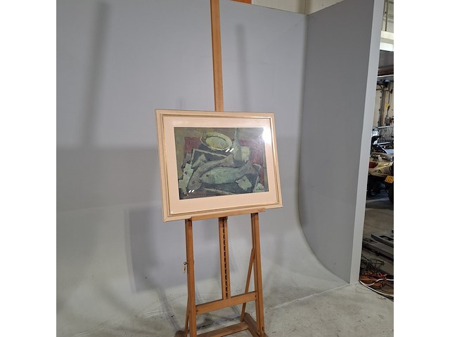 Afbeelding in lijst, j. van der plas, stilleven visser, 1963 - afbeelding 3 van  8