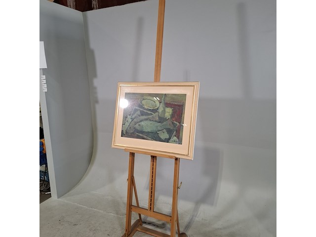 Afbeelding in lijst, j. van der plas, stilleven visser, 1963 - afbeelding 4 van  8