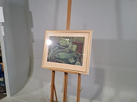 Afbeelding in lijst, j. van der plas, stilleven visser, 1963 - afbeelding 4 van  8