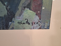 Afbeelding in lijst, j. van der plas, stilleven visser, 1963 - afbeelding 5 van  8