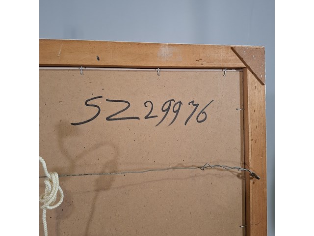 Afbeelding in lijst, j. van der plas, stilleven visser, 1963 - afbeelding 8 van  8