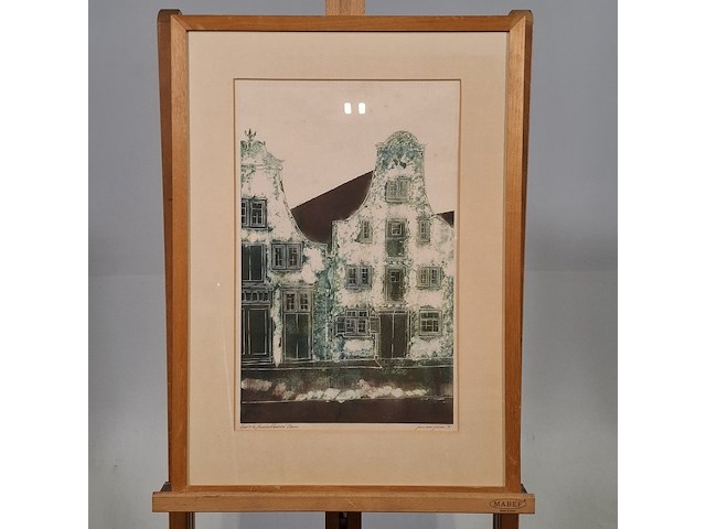 Afbeelding in lijst, j. van geem, kaaspakhuizen edam - afbeelding 1 van  7