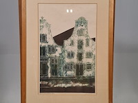 Afbeelding in lijst, j. van geem, kaaspakhuizen edam - afbeelding 1 van  7