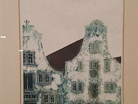 Afbeelding in lijst, j. van geem, kaaspakhuizen edam - afbeelding 2 van  7