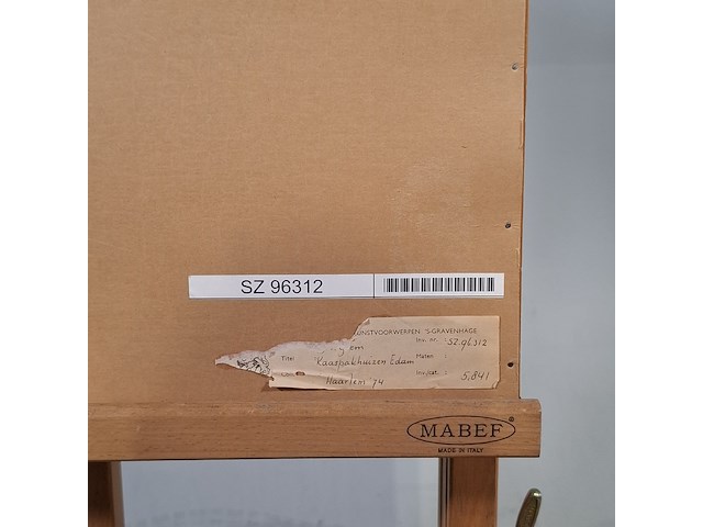 Afbeelding in lijst, j. van geem, kaaspakhuizen edam - afbeelding 7 van  7