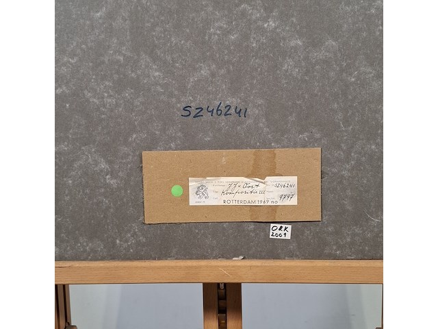 Afbeelding in lijst, j. van oost, kompositie iii - afbeelding 7 van  7