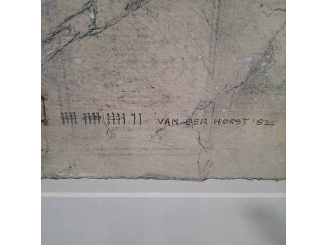 Afbeelding in lijst, j. v.d. horst, 1982 - afbeelding 4 van  8