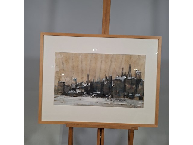 Afbeelding in lijst, j. v.d. plas, 1960 - afbeelding 1 van  6