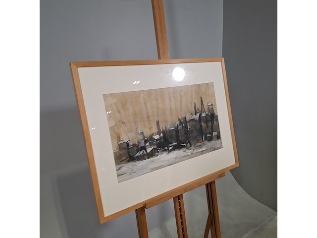 Afbeelding in lijst, j. v.d. plas, 1960 - afbeelding 2 van  6