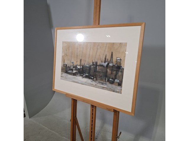 Afbeelding in lijst, j. v.d. plas, 1960 - afbeelding 3 van  6