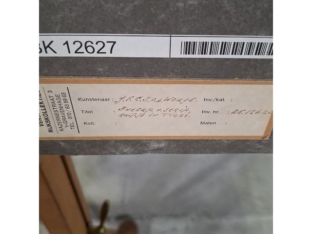 Afbeelding in lijst, j. v.d. woude, kuifje in tibet - afbeelding 2 van  10