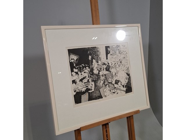 Afbeelding in lijst, j. v.d. woude, kuifje in tibet - afbeelding 3 van  10