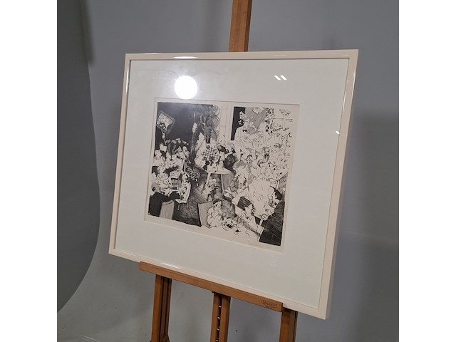 Afbeelding in lijst, j. v.d. woude, kuifje in tibet - afbeelding 4 van  10