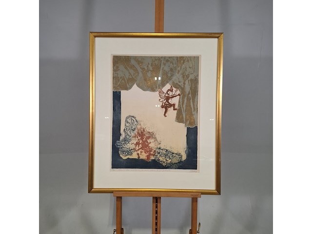 Afbeelding in lijst, j.m. sanchez menan, ikarus labyniuth, 1979 - afbeelding 1 van  8