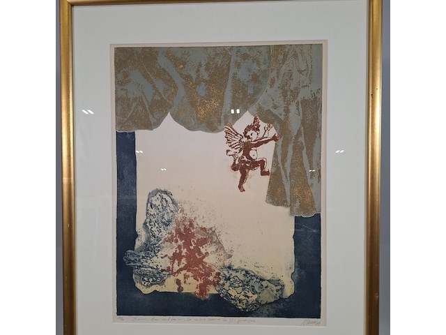 Afbeelding in lijst, j.m. sanchez menan, ikarus labyniuth, 1979 - afbeelding 4 van  8