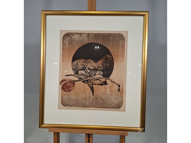 Afbeelding in lijst, j.m. sanchez menan, mirror of desires iv/vii - afbeelding 1 van  8