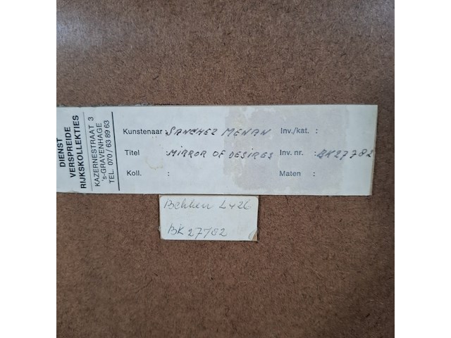 Afbeelding in lijst, j.m. sanchez menan, mirror of desires iv/vii - afbeelding 8 van  8