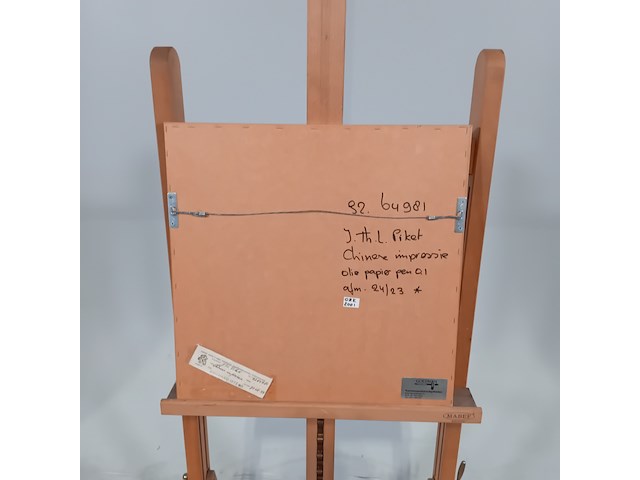 Afbeelding in lijst, l. piket, chinese impressie, 1972 - afbeelding 6 van  8