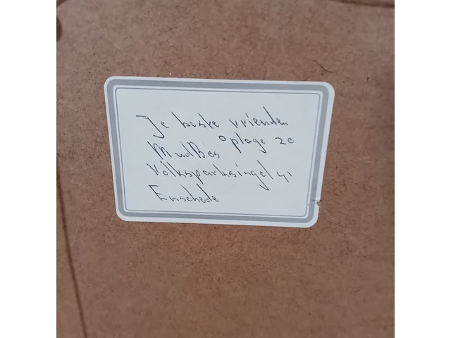 Afbeelding in lijst, m. van de bos, je beste vrienden 5/20, 1980 - afbeelding 2 van  10