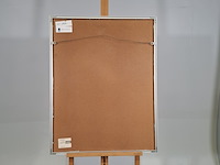 Afbeelding in lijst, maria neefjes, winterse kamer met tent 37/50, 1987 - afbeelding 7 van  8